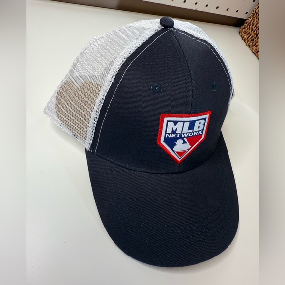 Milwaukee Brewers MLB Network Navy & White SnapBack Trucker Hat NWOT Baseball ⚾️ - Picture 4 of 12